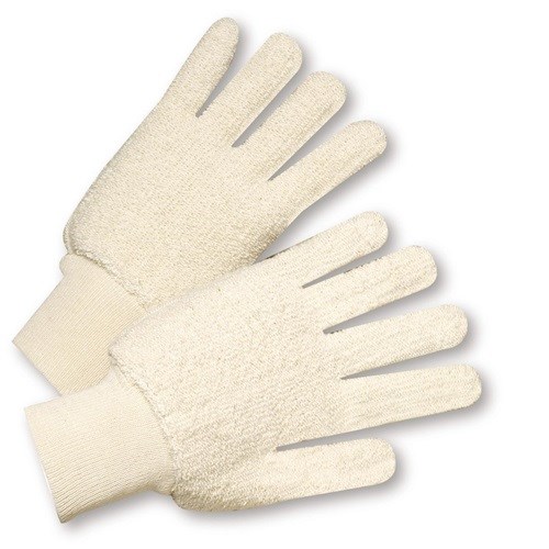 12PR LG DOUBLE PALM LOOP OUT TERRY GLOVE