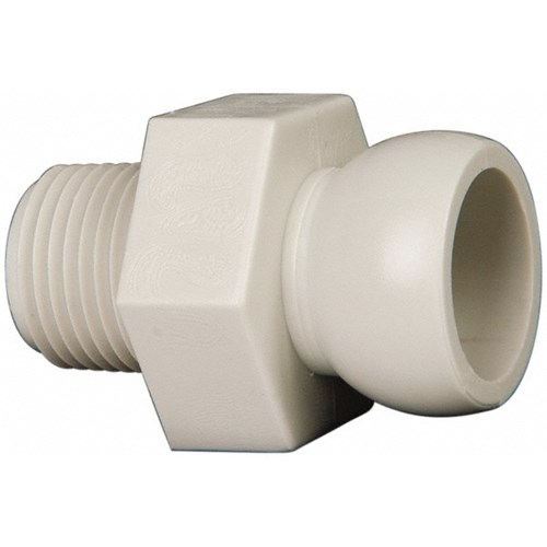 1/2 X 3/8  NPT PIPE CONNECTOR 4/PK
