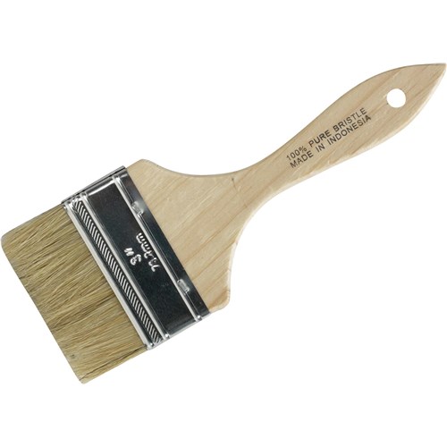 3 IN CHIP BRUSH WOOD HANDLE
