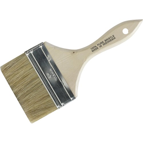 4 IN CHIP BRUSH WOOD HANDLE