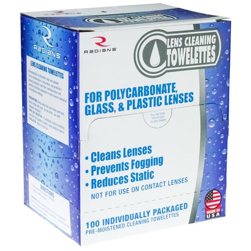 100CT BOX LENS CLEANING TOWELETTES