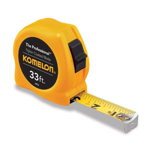 1 X 33FT YELLOW INCH TAPE MEASURE
