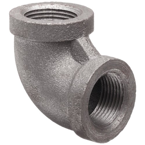 1IN PIPE ELBOW 90o MALLEABLE SCH40