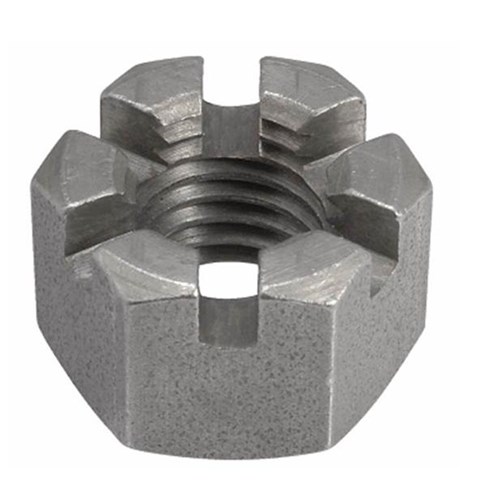 1 1/2-6 HEAVY SLOTTED HEX NUT