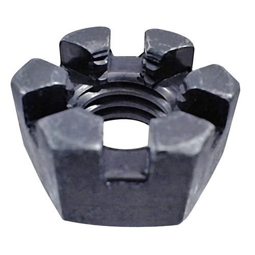 9/16-12 SLOTTED HEX NUT